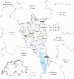 Karte Gemeinde Staufen 2010